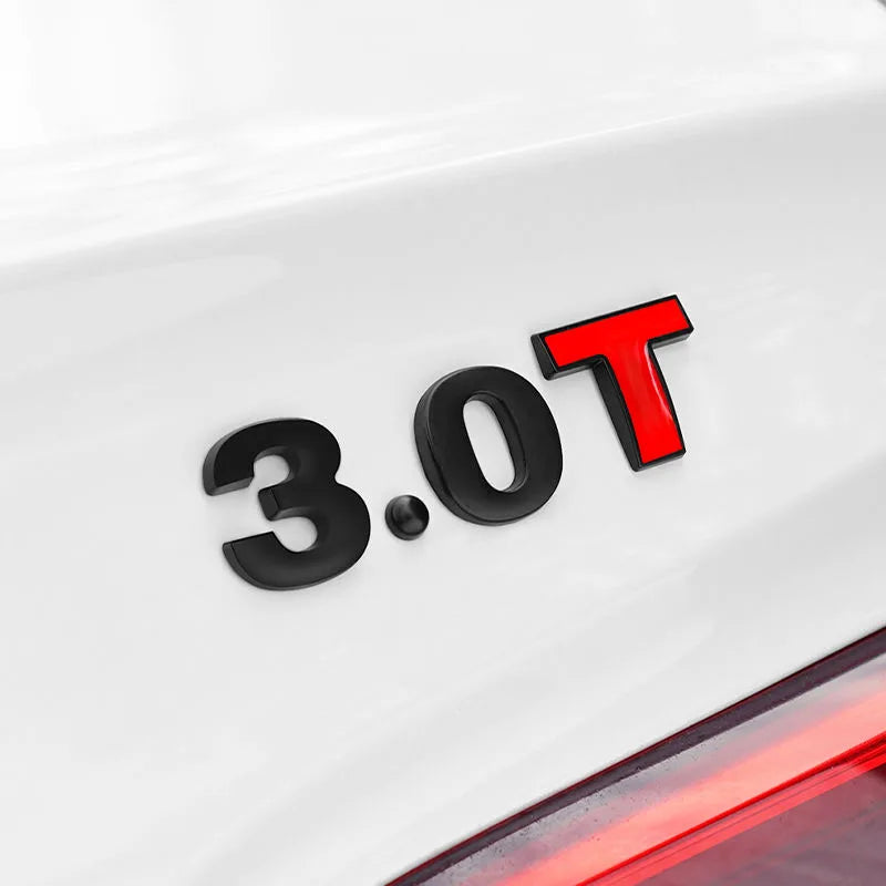 3D Metal Styling Letters