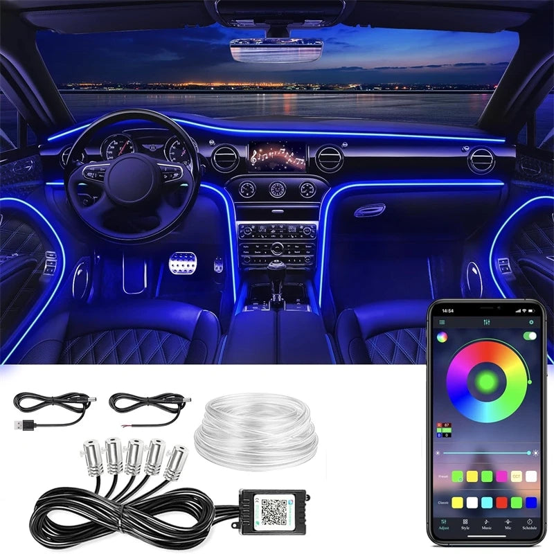 LED Car Interior Strip Lights