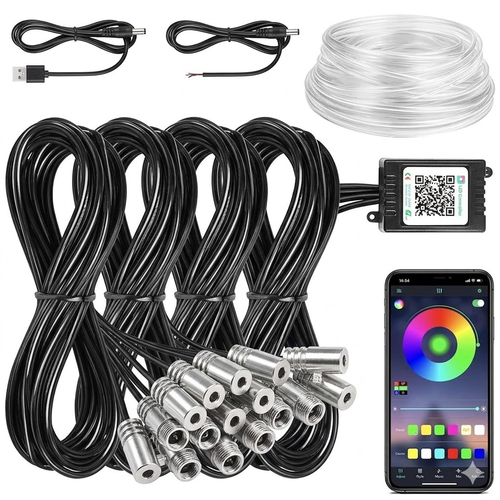 LED Car Interior Strip Lights